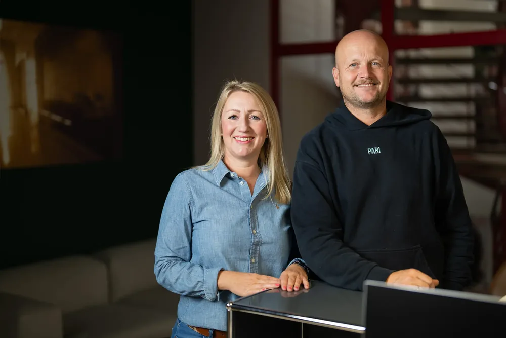 Theresa Schmidt und Matthias Völker von INLEBEN